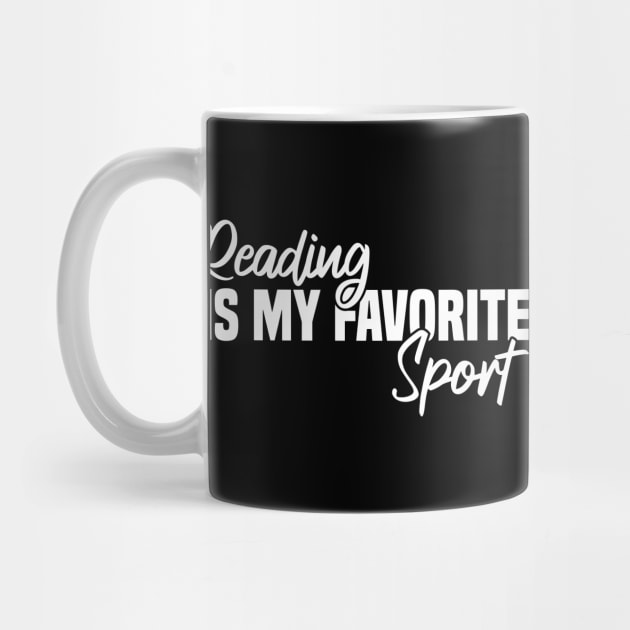 Reading Is My Favorite Sport by Blonc